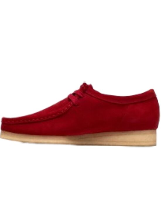 Clarks Originals Men\'s Wallabee Deep Red Suede